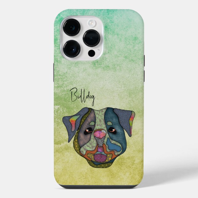 14 Pro Max Funda para iPhone Case-Mate Cara Fea de Bulldog (Reverso )