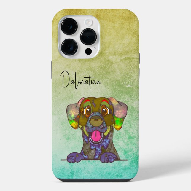14 Pro Max Funda para iPhone Case-Mate Cara Fea de Dálmata (Reverso )