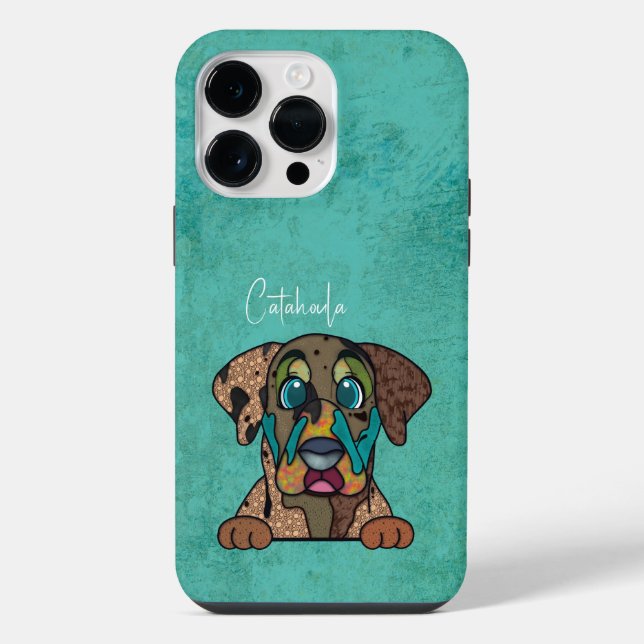 14 Pro Max Funda para iPhone Catahoula Ugly Face Case-Mate (Reverso )