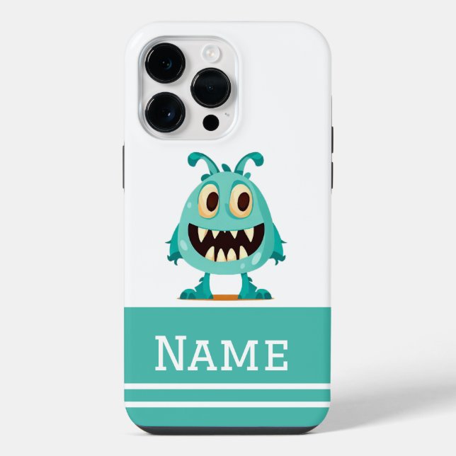14 Pro Max Funda para iPhone / iPad de monstruo/alienígena/Ha (Reverso )