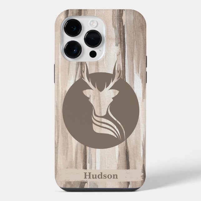 14 Pro Max Funda para iPhone / iPad Deer Trails (Reverso )