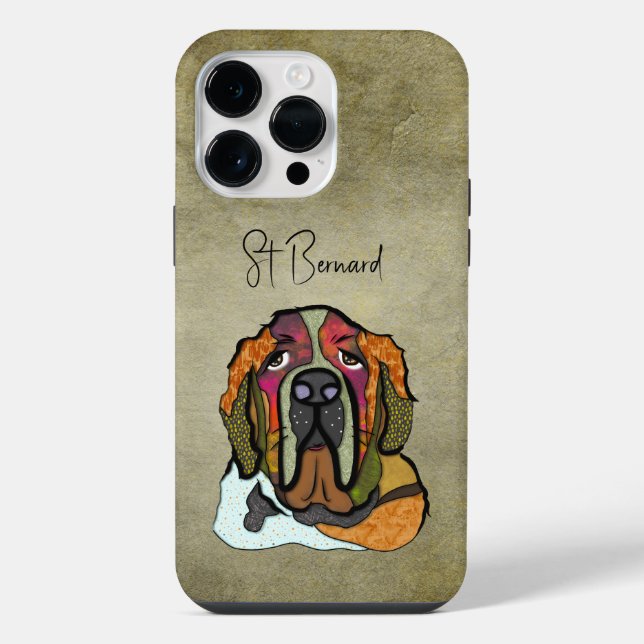 14 Pro Max Funda para iPhone St Bernard Cara Fea Case-Mate (Reverso )