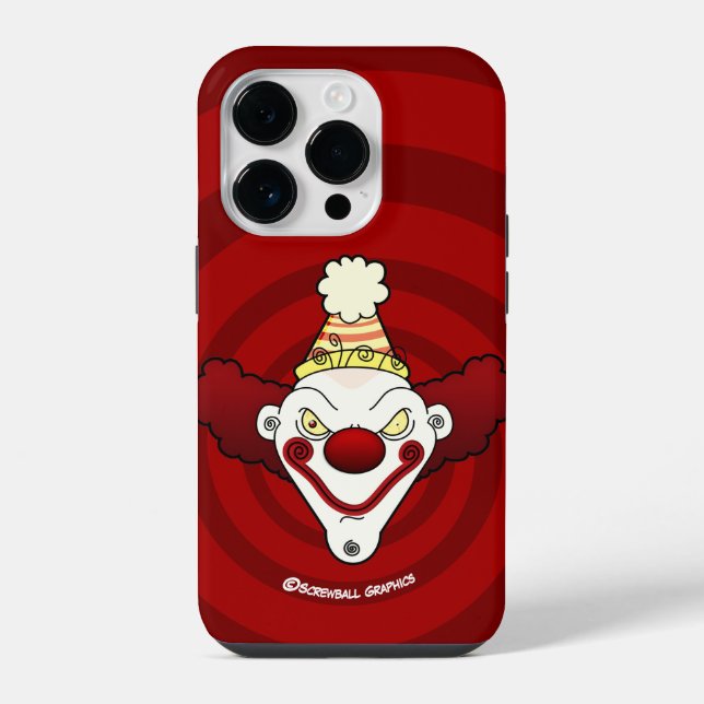 14 Pro ¡Payaso! Funda para iPhone (Reverso )