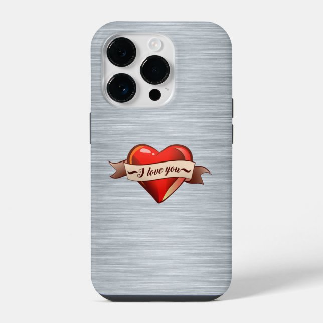 14 Pro Te Amo Funda Case-Mate para iPhone (Reverso )