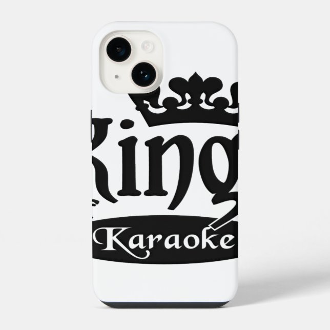 14 Rey de Karaoke Funda para iPhone 5 Case-Mate, pers (Reverso )