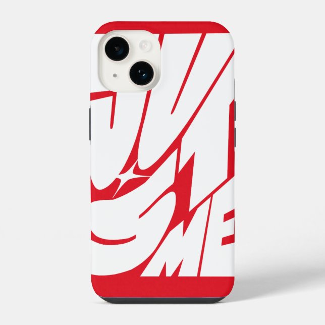 14 Solo Yo - Funda para iPhone roja (Reverso )