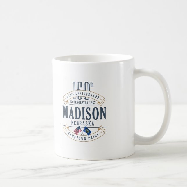 150a taza del aniversario de Madison, Nebraska (Derecha)