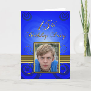 15.ª invitación a la fiesta de cumpleaños