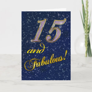 15.ª invitación a la fiesta de cumpleaños