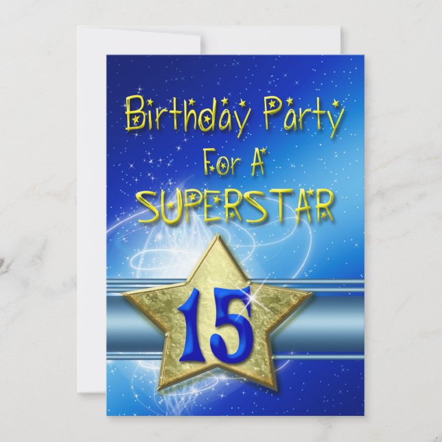 15.ª invitación a una superestrella. (Anverso)