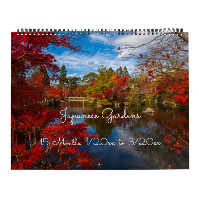 15 calendario de pared de los jardines 2019 del (Tapa)