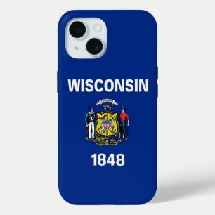 15 Funda Case-Mate para Apple iPhone 15, bandera de W