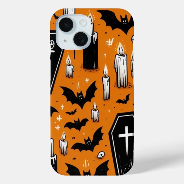 15 Funda para iPhone Case-Mate de Calabazas y Calaver (Reverso )