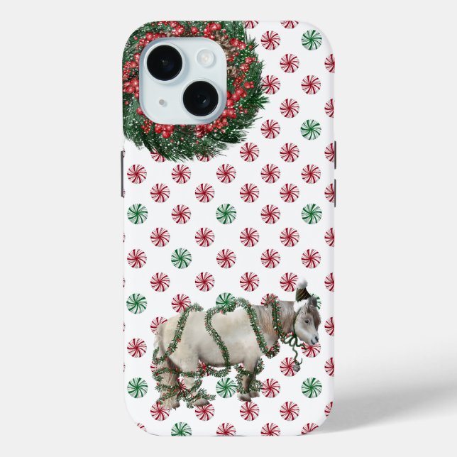 15 Funda para iPhone Case-Mate de pony Shetland de me (Reverso )