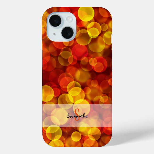 15 Funda para iPhone Case-Mate tonos de naranja (Reverso )