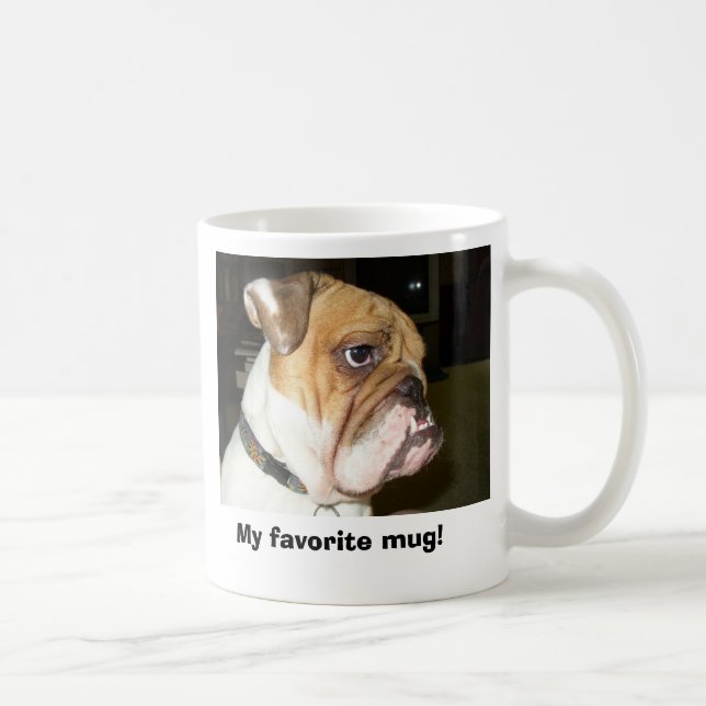 15 onzas. Taza de café del bulldog (Derecha)