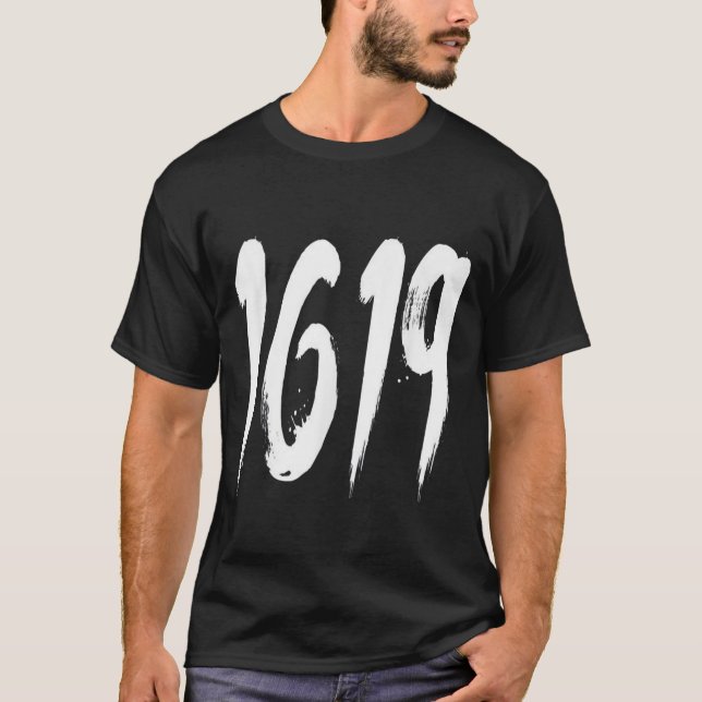 1619 Camiseta de camiseta de nuestros antepasados (Anverso)