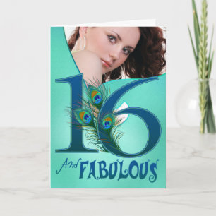 16.ª tarjeta de planilla de cumpleaños