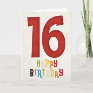16.º diseño de tarjeta de cumpleaños feliz 4