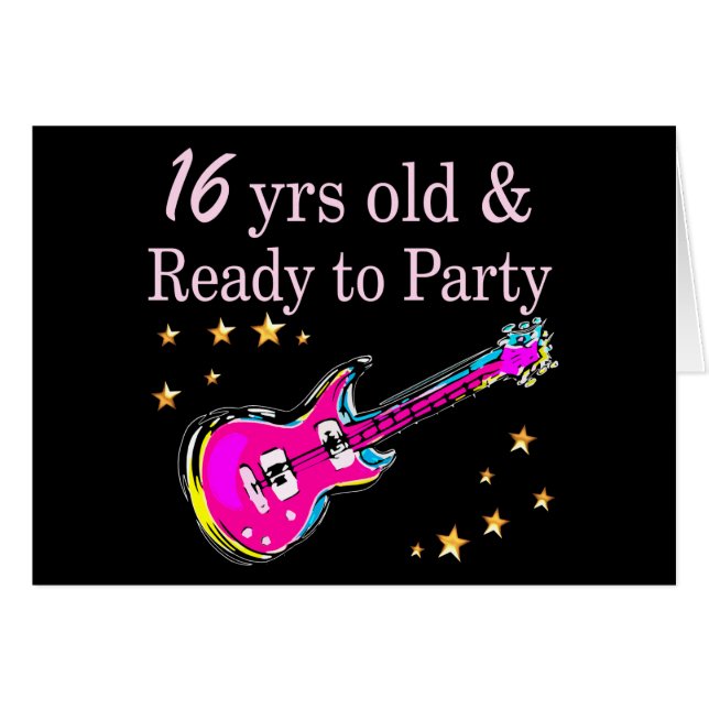 16 AÑOS DE EDAD Y LISTO PARA FIESTA (Anverso (Horizontal))