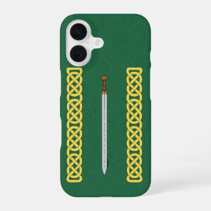 16 Antigua espada celta y funda de nudos para iPhone
