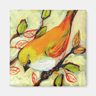 16 aves, no 4 - imán cuadrado