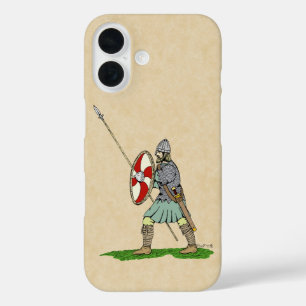 16 Ca para iPhone de Funda de Guerrero de Sajonia-Ing