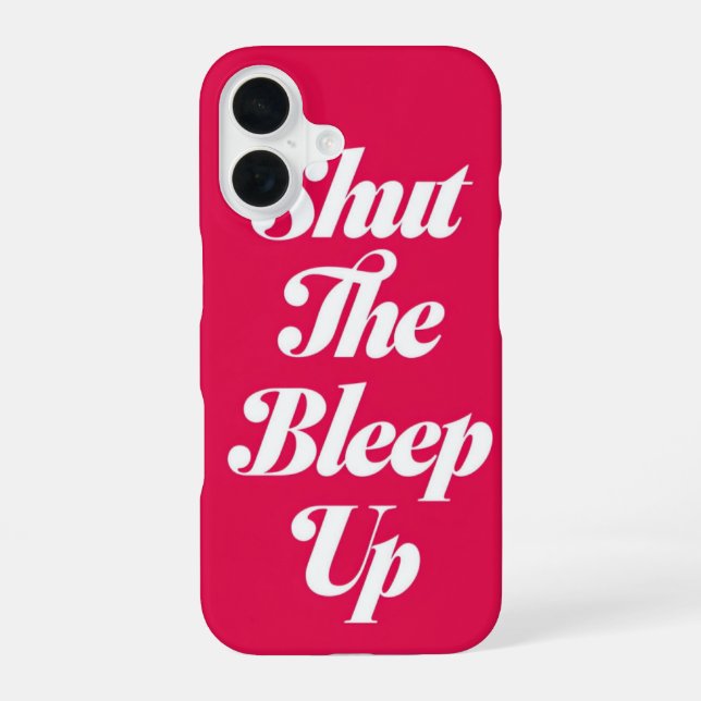 16 Cierra la boca funda para iphone  (Reverso )