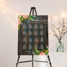 16 CUADRO DE ASIENTOS Rústicos De Flora Rosa