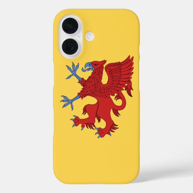 16 Estuche Griffin Rampant Gules para iPhone Funda Ma (Reverso )