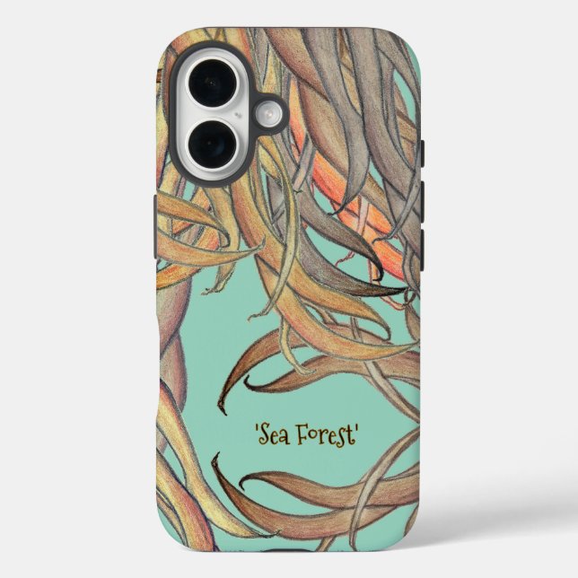 16 * Estuche para iPhone para Funda de diseño de Sea  (Reverso )