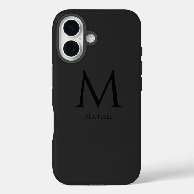 16 Estuche simple y moderno para iPhone Funda Mate Mo (Reverso )