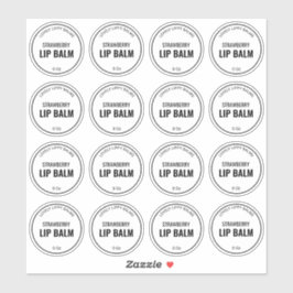 16 Etiquetas transparentes de 1,9 pulgadas para la