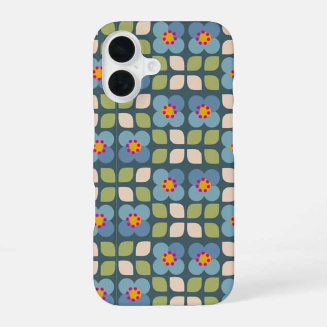 16 FLORA BLUSH - Funda para iPhone Botánica (Reverso )