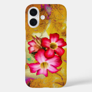 16 Flores de Rosa del desierto en Funda para iPhone 1