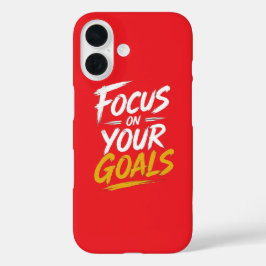16 Focalízate En Tus Metas Funda Para iPhone Motivaci