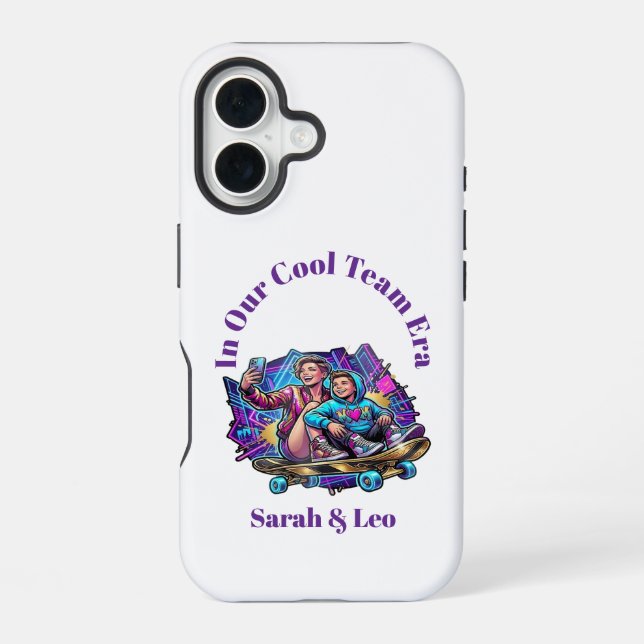16 Funda Brillante para iPhone 12 Mini Mamá Hijo Pati (Reverso )