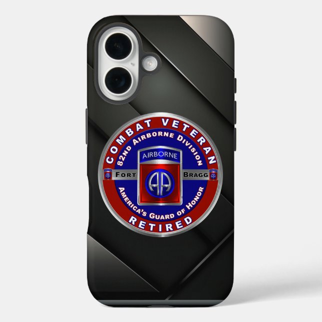 16 Funda de iPhone Case-Mate de la 82ª División Aerot (Reverso )