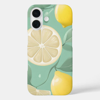 16 Funda de iPhone Pastel Limón