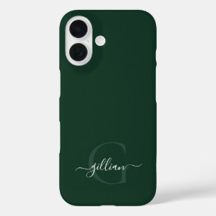 16 Funda de iPhone personalizada con monograma Case-M