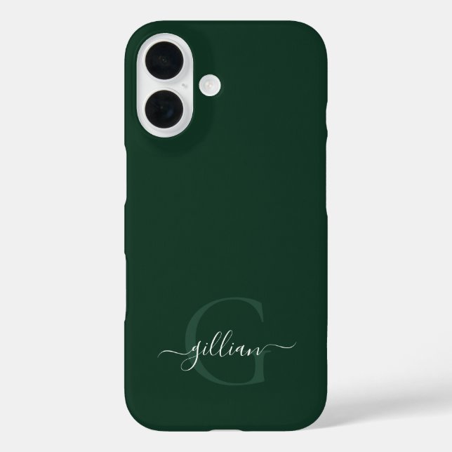 16 Funda de iPhone personalizada con monograma Case-M (Reverso )