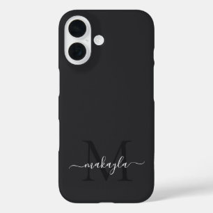16 Funda de iPhone personalizada con monograma Case-M