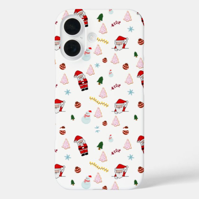 16 Funda elegante de Navidad para iPhone / iPad (Reverso )