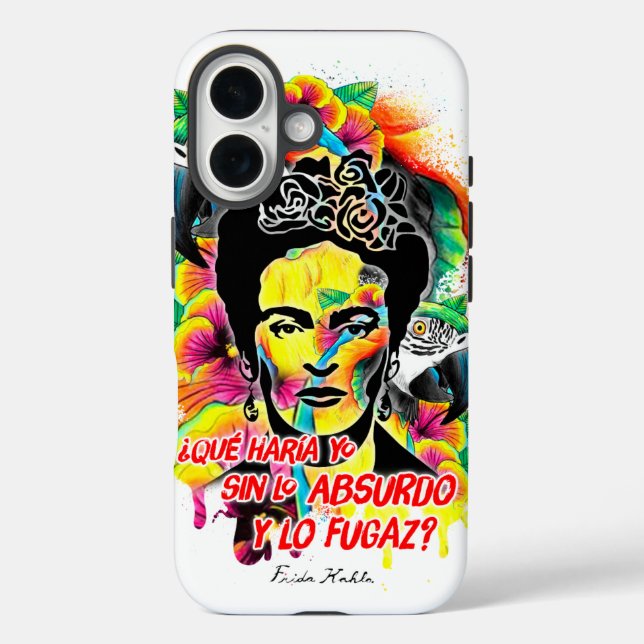 16 Funda iphone Frida Guacamayo (Reverso )