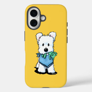 16 Funda KiniArt Westie Bestie Case-Mate para iPhone