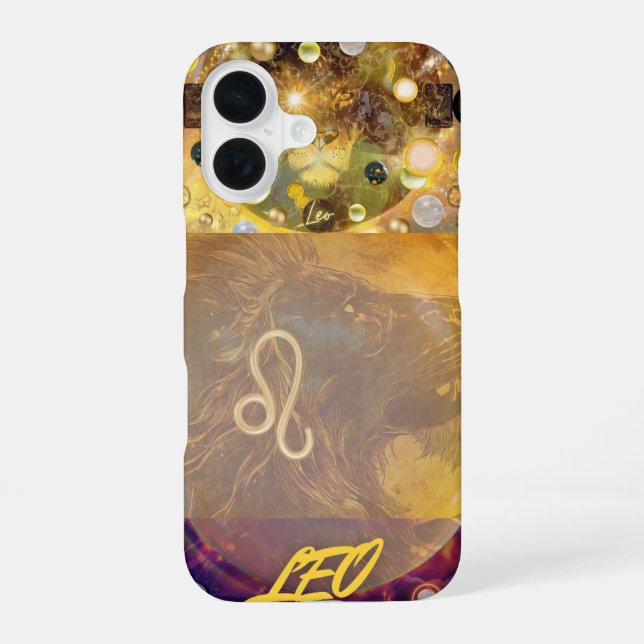 16 Funda para iPhone 15 Leo el León (Reverso )