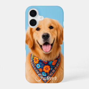 16 Funda para iPhone 16: Golden Retriever