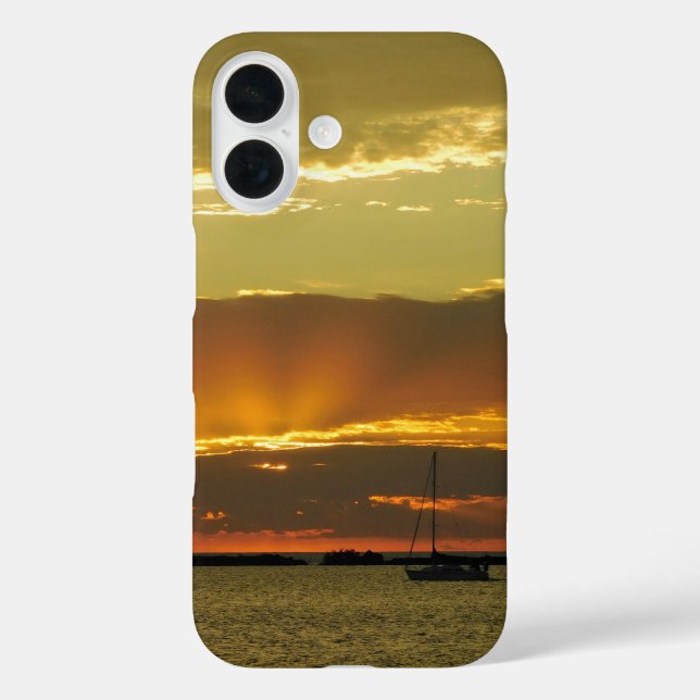 16 Funda para iPhone Atardecer en Vela (Reverso )