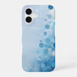 16 Funda para iPhone Case-Mate Círculos y Árboles Azu