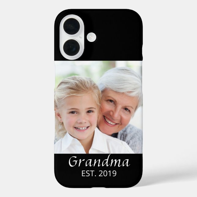 16 Funda para iPhone Case-Mate con foto de la abuela  (Reverso )